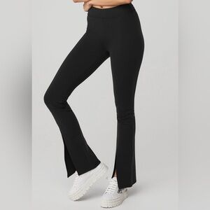 Alo Yoga | Split front flare leggings, black - size xs